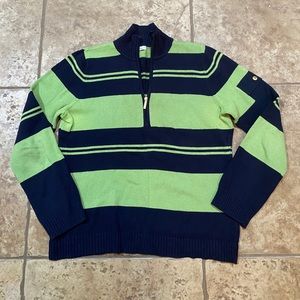 🎄Liz Claiborne Zip-Front Cowl Sweater🎄